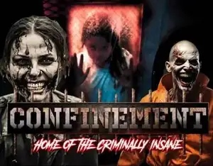 Confinement prison haunted attraction at SC Fear Farm
