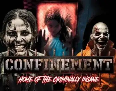 Confinement prison haunted attraction at SC Fear Farm