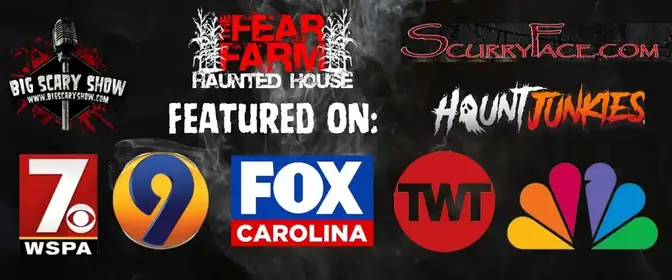 SC Fear Farm featured on haunted attraction media and local news outlets