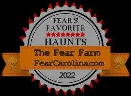 2022 favorite haunt award for SC Fear Farm haunted house