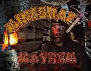 Mineshaft Mayhem haunted mine attraction at SC Fear Farm