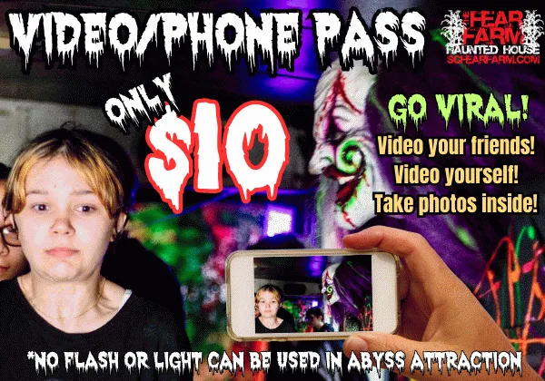 Video/Phone Pass Video and phone pass tickets for SC Fear Farm