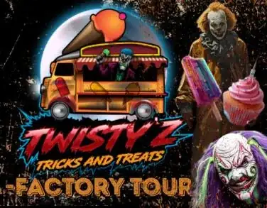 Twistyz clown haunted attraction at SC Fear Farm